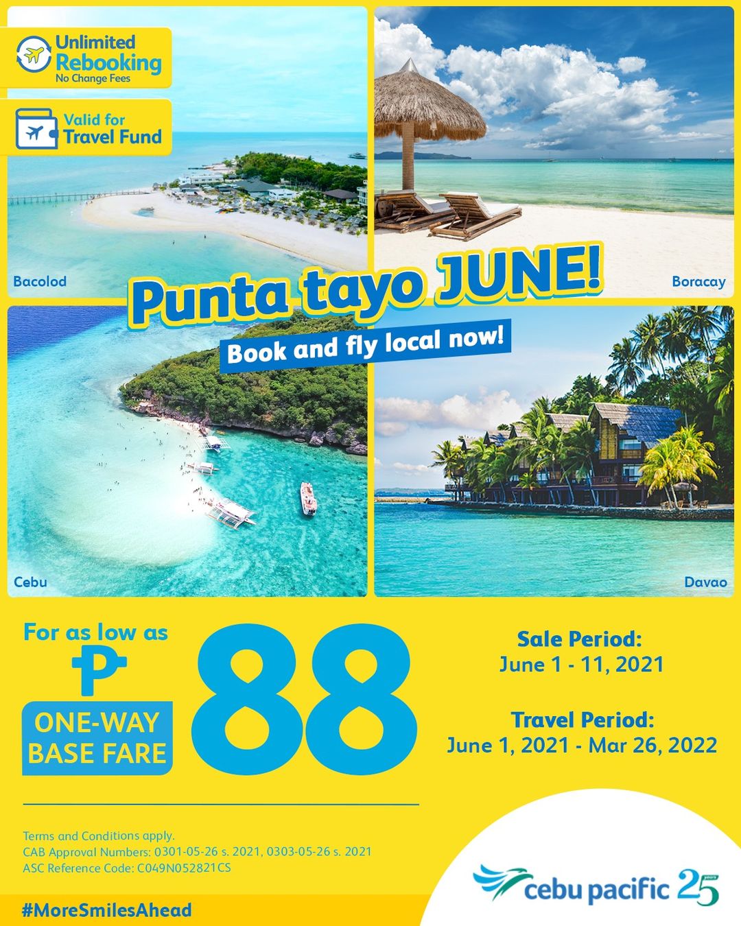 SeatSale Cebu Pacific June 2021
