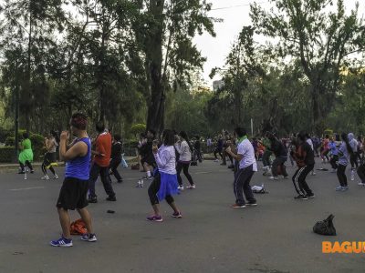 exercise taebo and zumba at burnham park