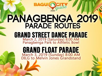 panagbenga 2019 parade routes grand street and float parade