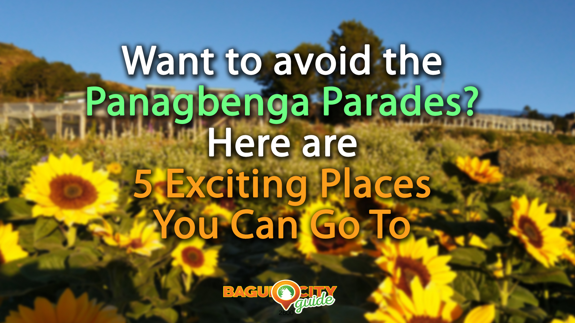 5 places you can go to - Baguio City Guide is Your Insiders Guide in Baguio City