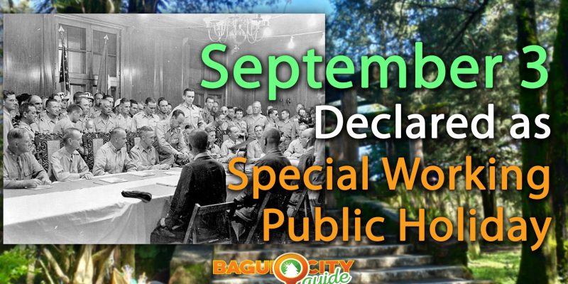 september 3 public working holiday