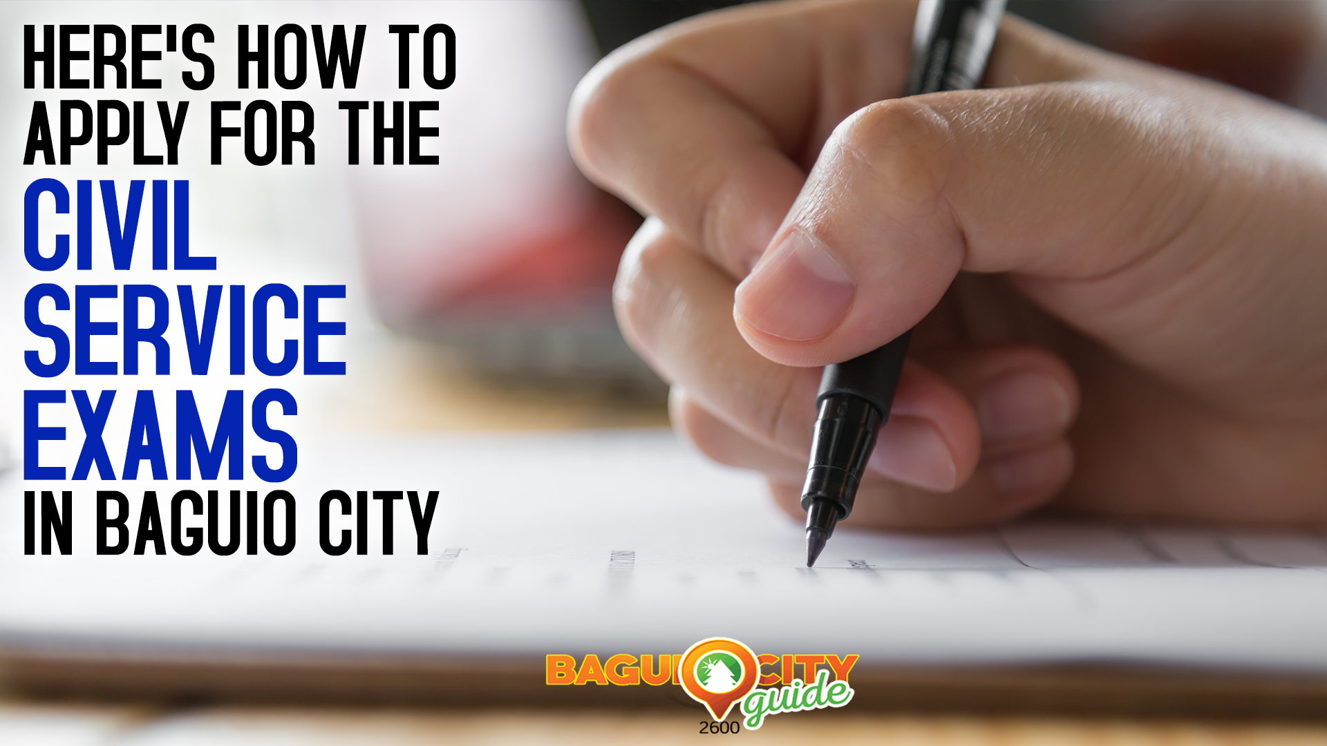 Here's how to apply for the Civil Service Exams in Baguio City BCG