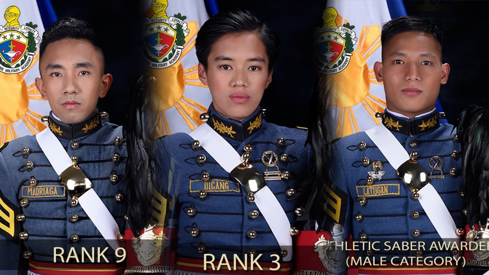 3 Cordillerans Among PMA MASALIGAN Class 2021 Top Performing Cadets BCG