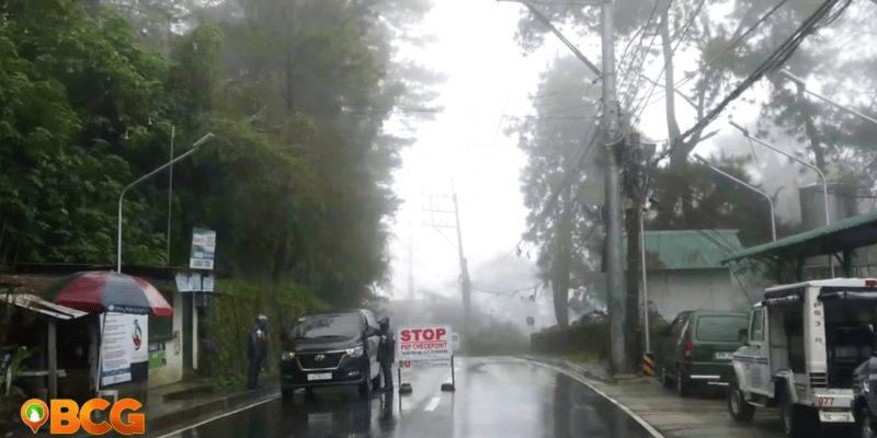 Checkpoint in Baguio City