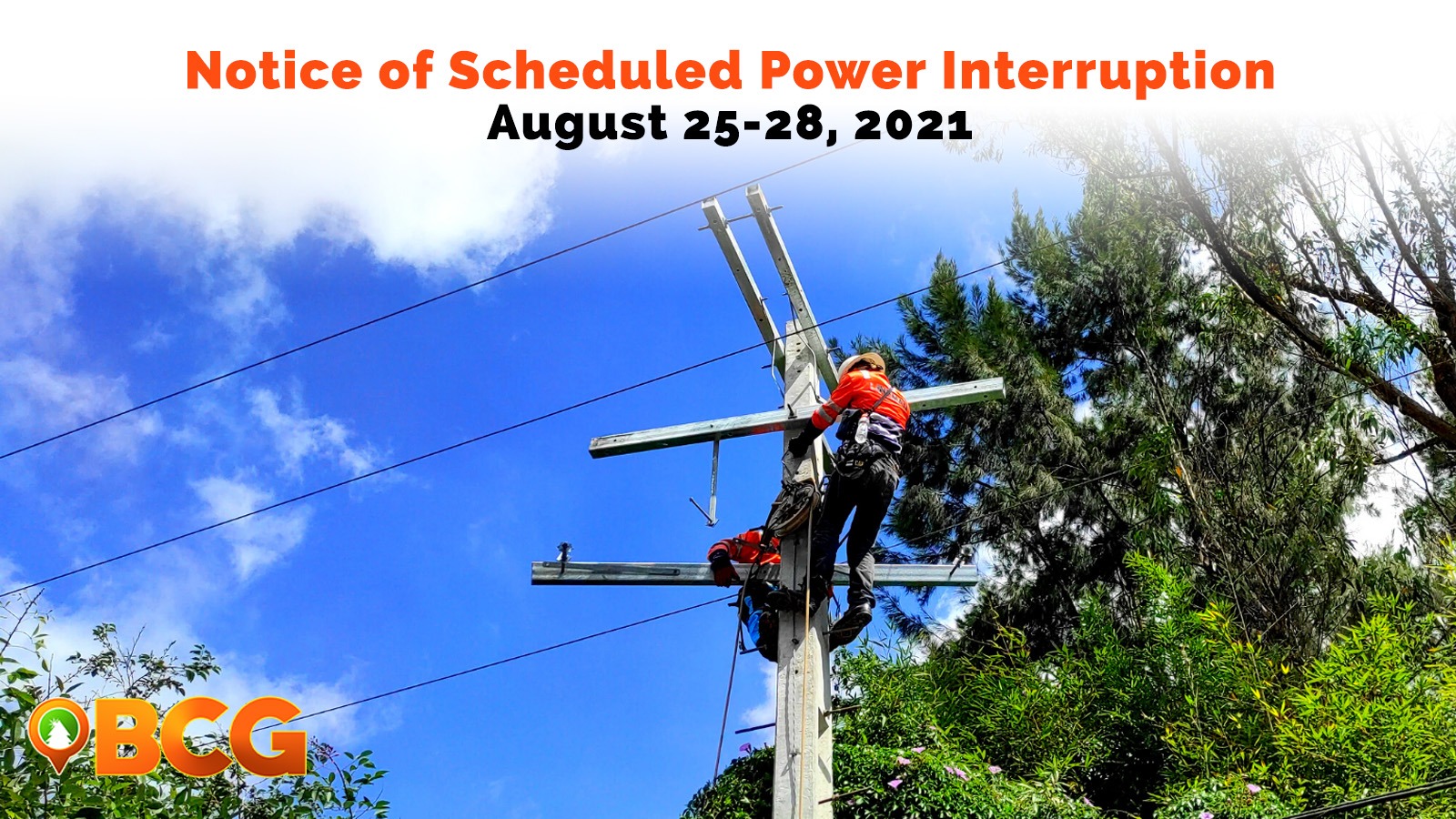 BENECO Power Interruption Schedule From August 25 To 28 2021 BCG BENECO Power Interruption Schedule From August 25 To 28 2021 BCG