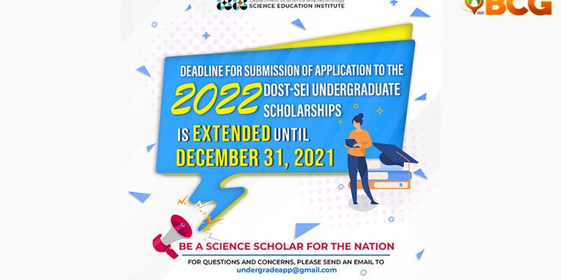 DOST Scholarship 2022 Extended