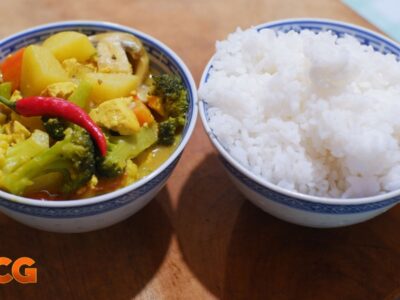 Vegetable Curry with Rice