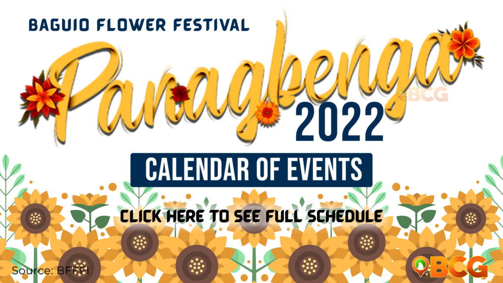 panagbenga 2022 schedule of activities
