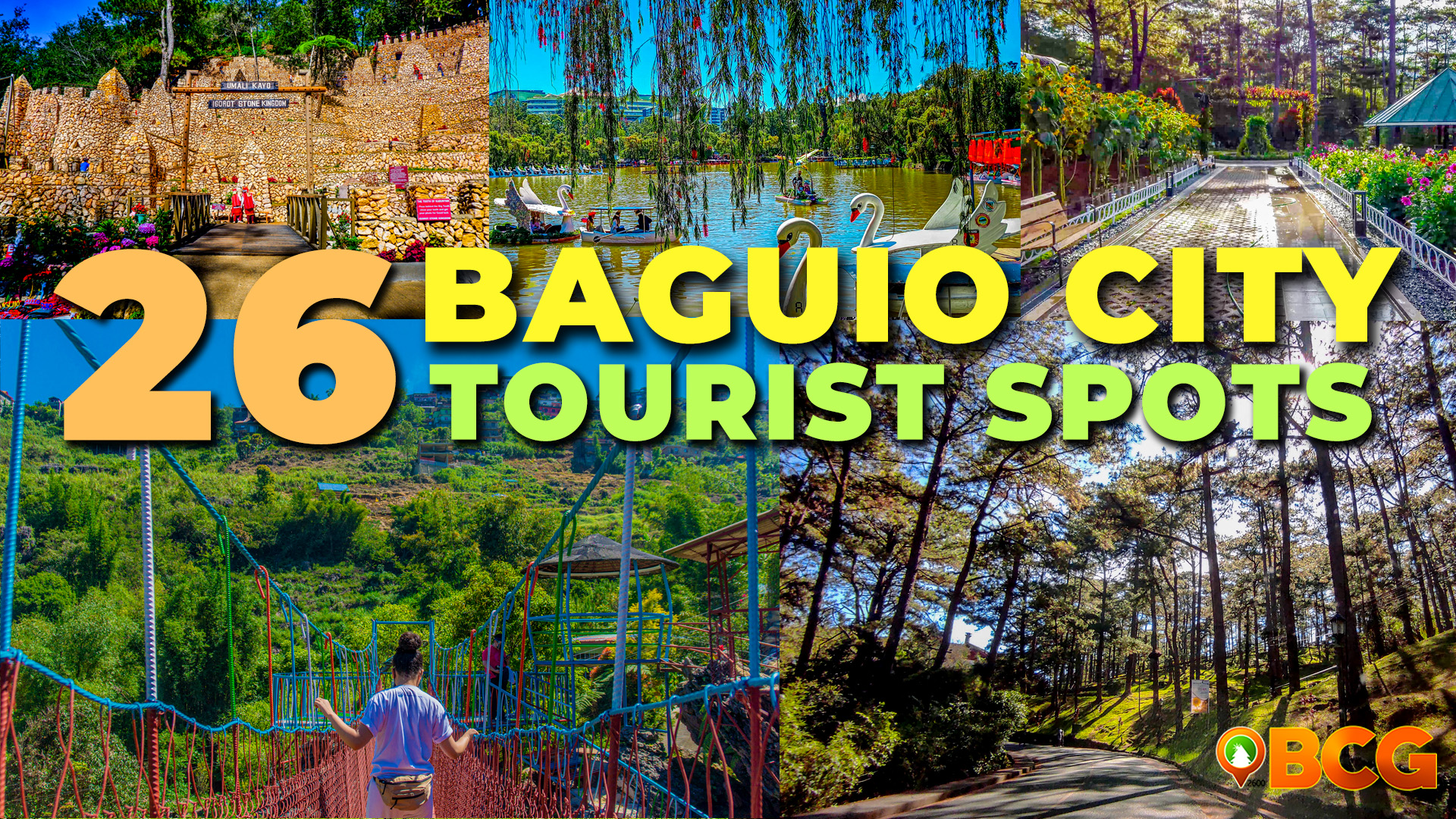 baguio city tourist spot map 2022