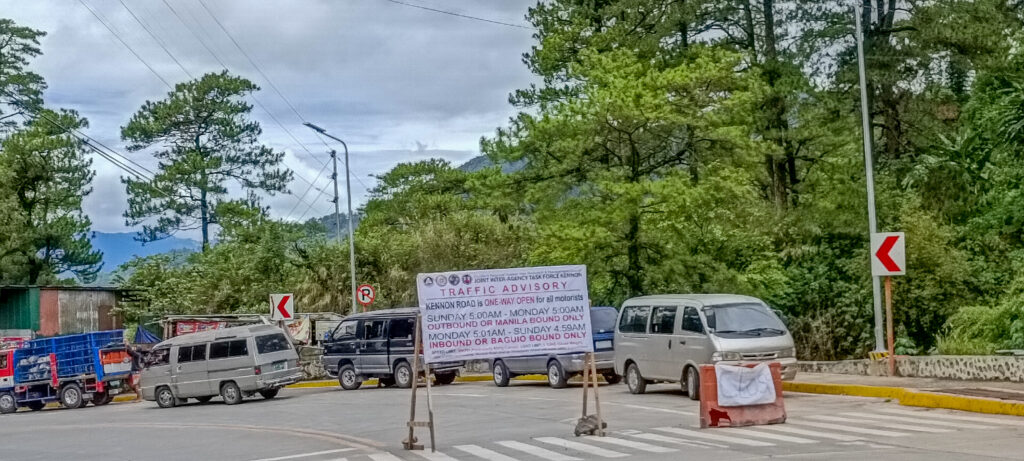 Baguio Kennon Road Traffic Schedule