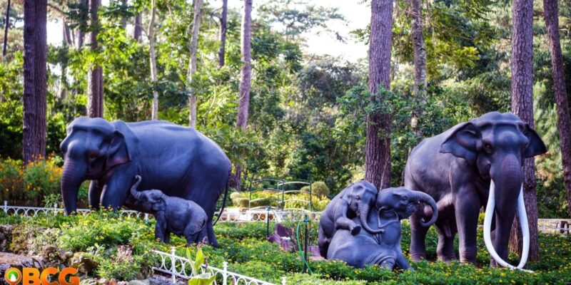 Baguio Botanical Garden Elephants