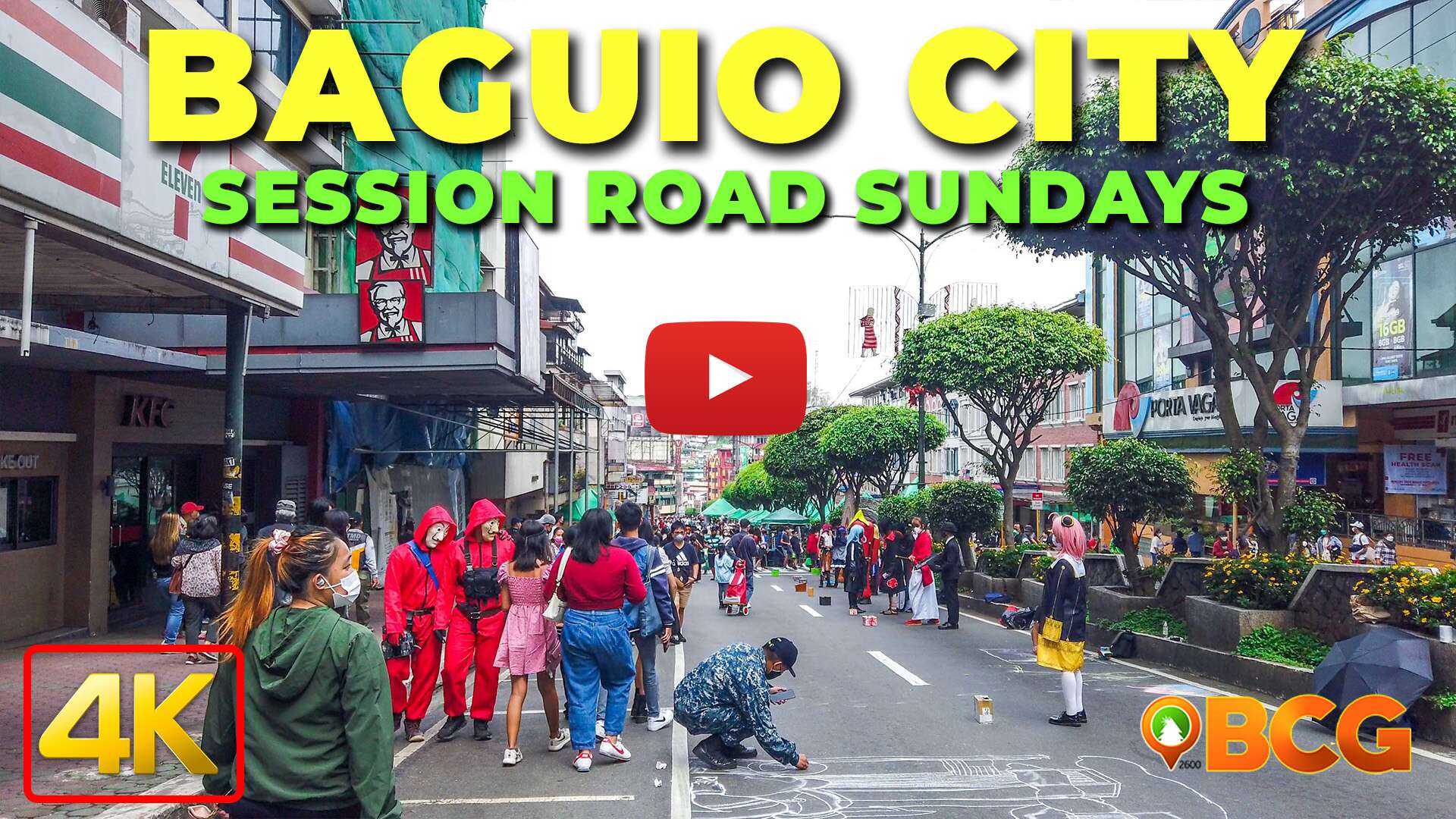 Baguio City Session Road Sunday Walking Tour With Play 1920x1080 