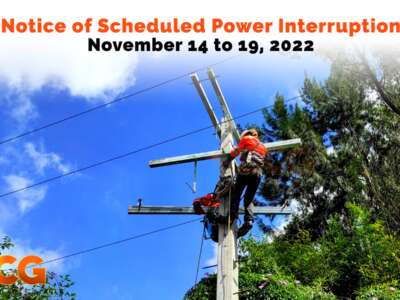 BENECO Power Interruption Schedule November 14-19, 2022