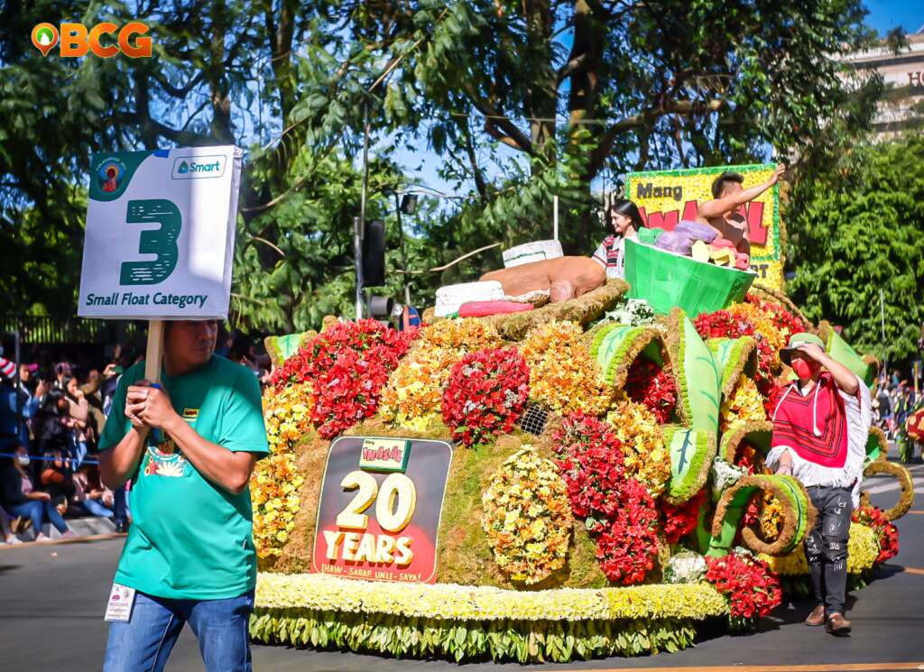 Mang Inasal Float Panagbenga 2023 Grand Float Parade 2nd Place Winner Small Float Category