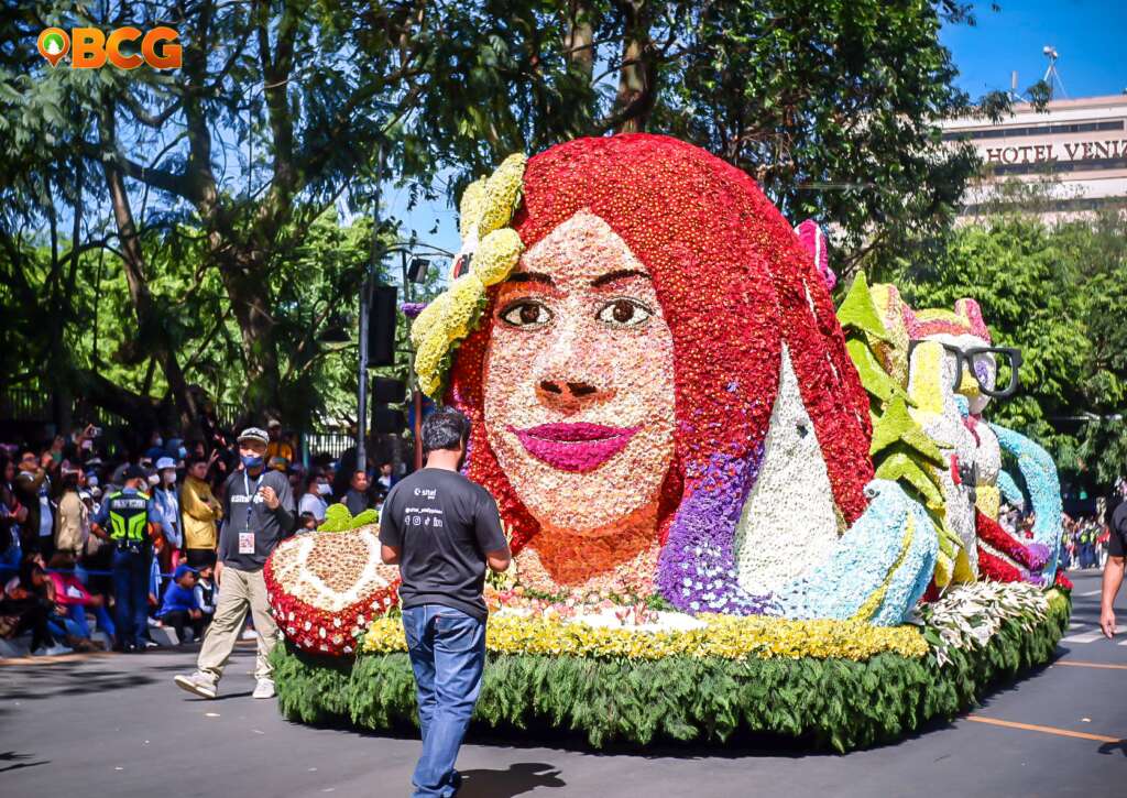 SItel Philippines float Panagbenga 2023 Grand Float Parade 3rd Place Winner Big Float Category