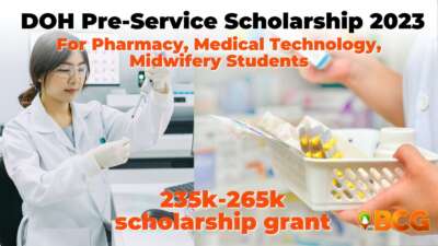 DOH Pre-service Scholarship 2023