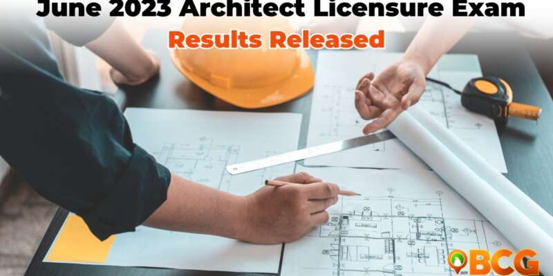 Architecture Licensure Examinations 2023 Results List of Passers