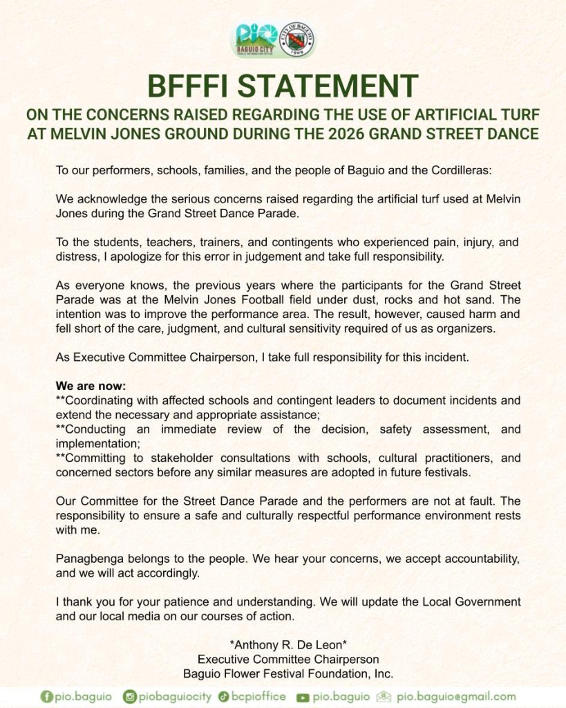 BFFFI Statement