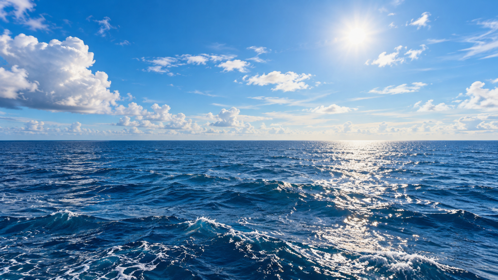 Visual representation of El Niño effects and forecasts for 2027, highlighting warm ocean temperatures and climate impact.